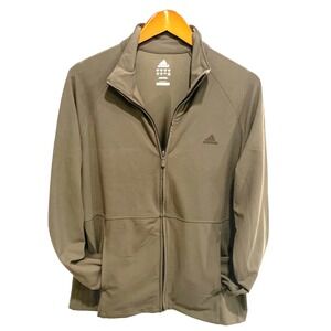 Adidas Knit Women Training Jacket Clima 365 Army Green